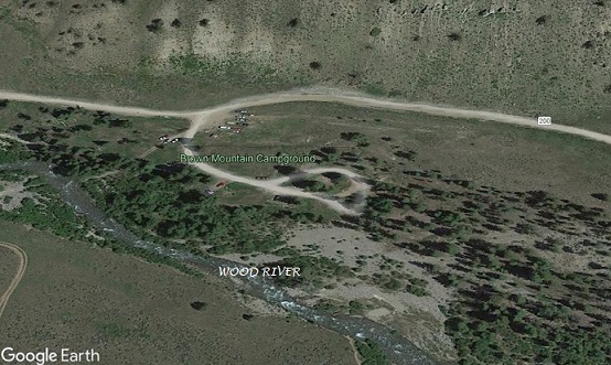 IMG: Brown Mountain Campground, Google Earth
